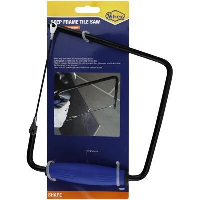 Vitrex VIT102207 Scie à carreaux - Cadre profond 150mm - Publicité Vitrex VIT102207 Scie à carreaux - Cadre profond 150mm - Publicité