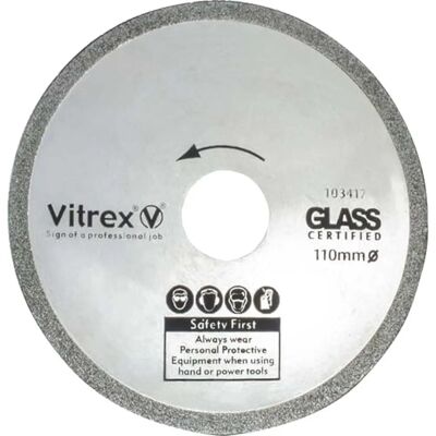 Vitrex Diamond Blade Glass 110mm VIT103417 Vitrex Diamond Blade Glass 110mm VIT103417
