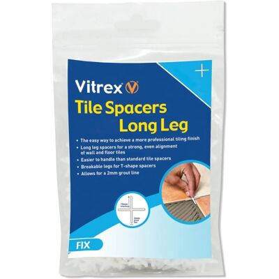 Espaceur de Pattes Longues Vitrex LLS31500 3mm - Distançeurs de carrelage - Publicité Espaceur de Pattes Longues Vitrex LLS31500 3mm - Distançeurs de carrelage - Publicité