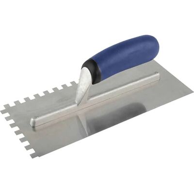 Vitrex VIT102971 Stainless Steel Notched Adhesive Trowel - Professional 8mm Square Notch - 11x4.5in Vitrex VIT102971 Stainless Steel Notched Adhesive Trowel - Professional 8mm Square Notch - 11x4.5in