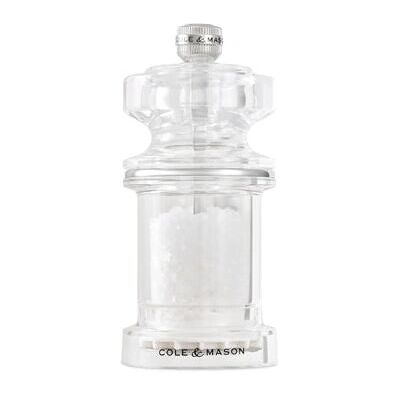 Cole & Mason 675 Suolamylly - Läpinäkyvä - Säädettävä keramiikka - 118mm - Keittiötyökalu Cole & Mason 675 Suolamylly - Läpinäkyvä - Säädettävä keramiikka - 118mm - Keittiötyökalu