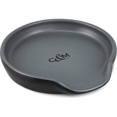 Cole & Mason Duxford Charcoal Grey Ceramic Spoon Rest - Kitchenware Cole & Mason Duxford Charcoal Grey Ceramic Spoon Rest - Kitchenware