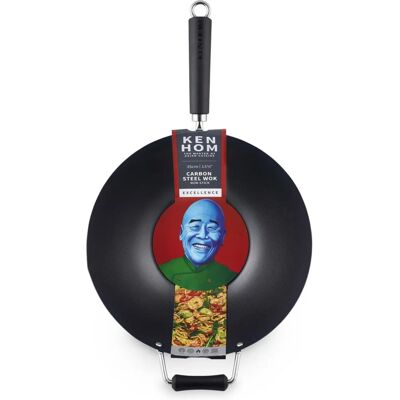 Ken Hom Excellence Wok - Antihaft Carbonstahl 27cm Ken Hom Excellence Wok - Antihaft Carbonstahl 27cm