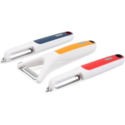 Zyliss E950031 Peeler Set - Oscillating, Julienne, Swivel - Peeler Type Zyliss E950031 Peeler Set - Oscillating, Julienne, Swivel - Peeler Type