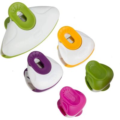 Zyliss Verschiedene 5 Magnetclips - Beutelklemmen Zyliss Verschiedene 5 Magnetclips - Beutelklemmen