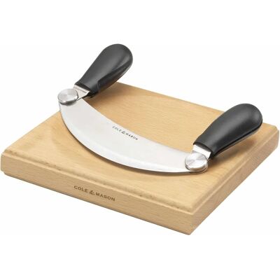 Couteau de Chef Cole & Mason et Planche en Hêtre - Ensemble de Couteaux de Cuisine - Publicité Couteau de Chef Cole & Mason et Planche en Hêtre - Ensemble de Couteaux de Cuisine - Publicité