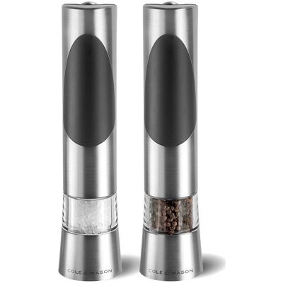 Cole & Mason Richmond Electric Salt & Pepper Mill Giftset - 215mm Cole & Mason Richmond Electric Salt & Pepper Mill Giftset - 215mm