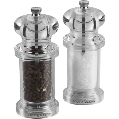 Cole & Mason Precision Grind 505 Set Sale e Pepe - Trasparente Cole & Mason Precision Grind 505 Set Sale e Pepe - Trasparente
