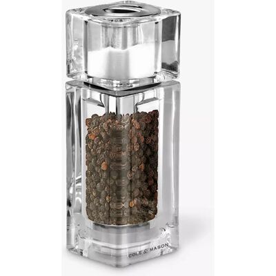 Cole & Mason Cube 2-In-1 Salt & Pepper Mill - Salt & Pepper Grinder Cole & Mason Cube 2-In-1 Salt & Pepper Mill - Salt & Pepper Grinder