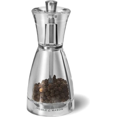 Cole & Mason Pina Acrylic Pepper Mill - 125mm - Pepper Mill Cole & Mason Pina Acrylic Pepper Mill - 125mm - Pepper Mill