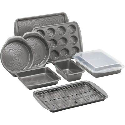 Circulon Momentum BW Bakeware Set Carbon Steel Baking Accessory - Pack of 10 Circulon Momentum BW Bakeware Set Carbon Steel Baking Accessory - Pack of 10