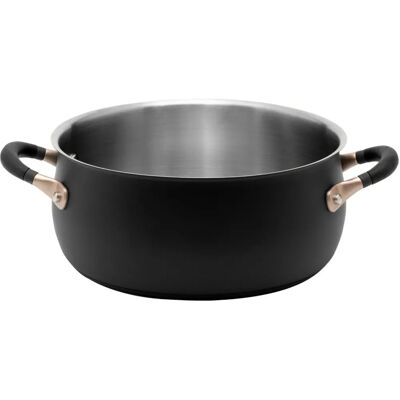 Meyer Accent 24cm Stainless Steel Casserole - Unisex Meyer Accent 24cm Stainless Steel Casserole - Unisex