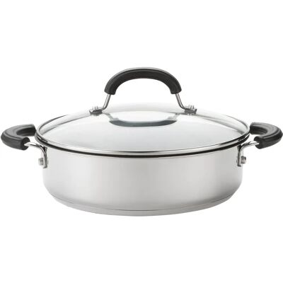Sartén Circulon Total Sauteuse Acero Inoxidable Negra - 30 cm - 5.7 L Sartén Circulon Total Sauteuse Acero Inoxidable Negra - 30 cm - 5.7 L