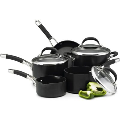 Circulon Premier Professional Pots and Pans Set - Non Stick Cookware - 5 Pieces Circulon Premier Professional Pots and Pans Set - Non Stick Cookware - 5 Pieces