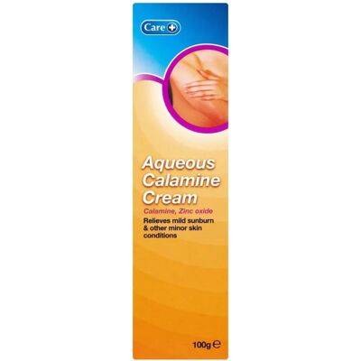 Care Aqueous Calamine Cream - 100g - Sunburn Relief Care Aqueous Calamine Cream - 100g - Sunburn Relief