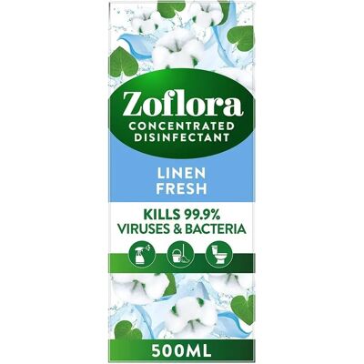 Zoflora Linen Fresh Disinfectant - 500ml Zoflora Linen Fresh Disinfectant - 500ml