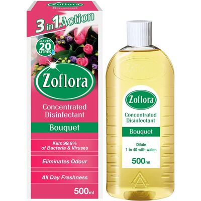 Zoflora Concentrated Disinfectant - Bouquet 500ml - Disinfectant Zoflora Concentrated Disinfectant - Bouquet 500ml - Disinfectant