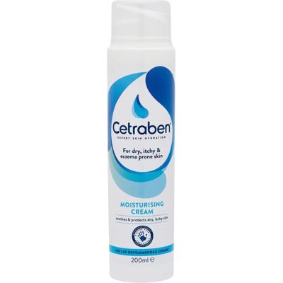 Cetraben Emollient Cream - Hydrating Sensitive Skin - Eczema Relief - 200ml Cetraben Emollient Cream - Hydrating Sensitive Skin - Eczema Relief - 200ml