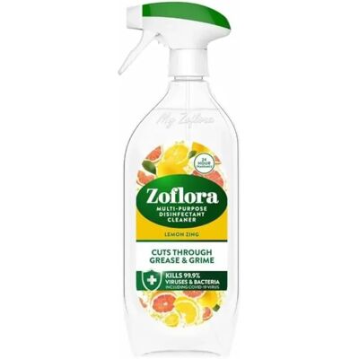 Zoflora Lemon Zing Multi-Purpose Disinfectant - 800ml Zoflora Lemon Zing Multi-Purpose Disinfectant - 800ml