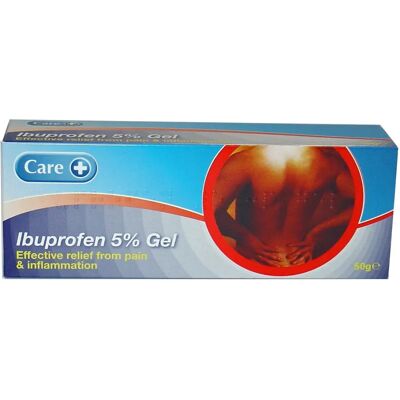 Care+ Ibuprofen 5% Gel - Anti Inflammatory Pain Relief Care+ Ibuprofen 5% Gel - Anti Inflammatory Pain Relief