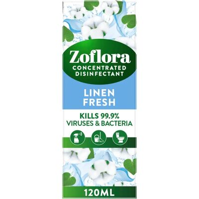 Zoflora Zoflora 3-in-1 Linen Fresh Disinfectant - 120ml Zoflora Zoflora 3-in-1 Linen Fresh Disinfectant - 120ml