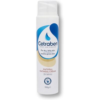 Cetraben Natural Oatmeal Cream - Sensitive Skin - 190g Cetraben Natural Oatmeal Cream - Sensitive Skin - 190g