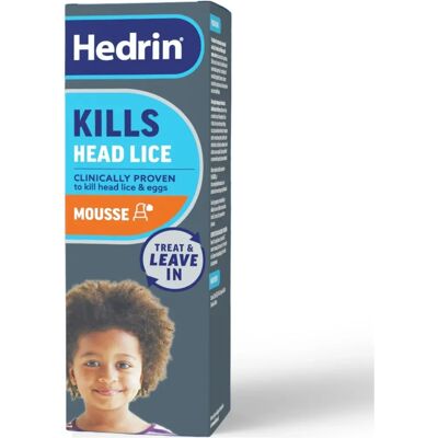 Hedrin Brand Treat & Go Mousse 100ml - Head Lice Treatment Hedrin Brand Treat & Go Mousse 100ml - Head Lice Treatment