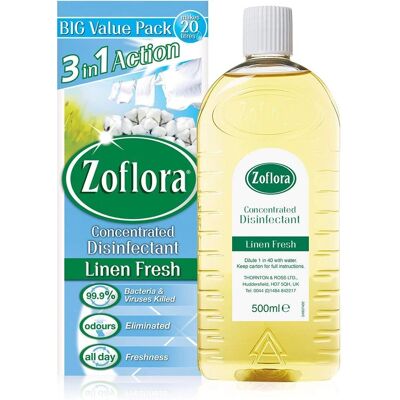 Zoflora - Antibacterial Multi-Purpose - Linen Fresh - Disinfectant Zoflora - Antibacterial Multi-Purpose - Linen Fresh - Disinfectant