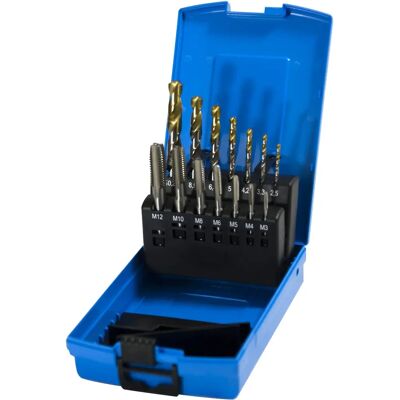 Presto M3-M12 Hand Tapping Drill Set - 14pc Presto M3-M12 Hand Tapping Drill Set - 14pc