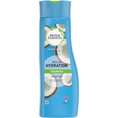 Herbal Essences - Hello Hydration - 400 ml - Pack de 6 - Shampoo - Publicité Herbal Essences - Hello Hydration - 400 ml - Pack de 6 - Shampoo - Publicité