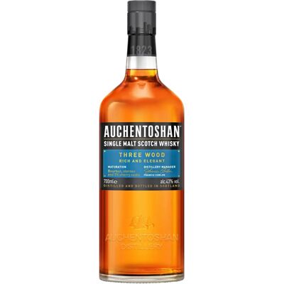 Auchentoshan Three Wood - Single Malt Scotch Whisky - 43% Vol. - 0.7L Gift Box Auchentoshan Three Wood - Single Malt Scotch Whisky - 43% Vol. - 0.7L Gift Box