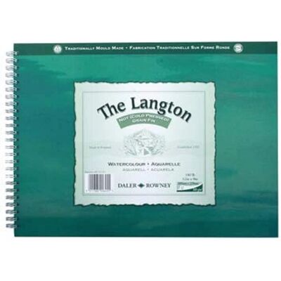 Daler-Rowney Langton Watercolour Pad - 20 X 16 - Spiral, 140lb, Cold Pressed Daler-Rowney Langton Watercolour Pad - 20 X 16 - Spiral, 140lb, Cold Pressed
