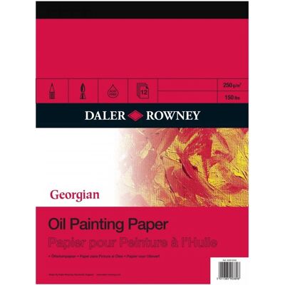 Daler-Rowney Georgian Gummed Oil Pad - Oil Painting Pad Daler-Rowney Georgian Gummed Oil Pad - Oil Painting Pad