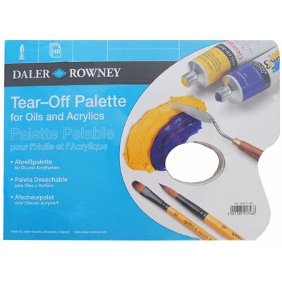 Daler-Rowney A4 Tear-Off Palette - Palette Pad Daler-Rowney A4 Tear-Off Palette - Palette Pad