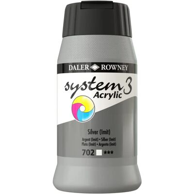 Daler-Rowney Daler Rowney System 3 Colori Acrilici Argento - Colori Acrilici Daler-Rowney Daler Rowney System 3 Colori Acrilici Argento - Colori Acrilici