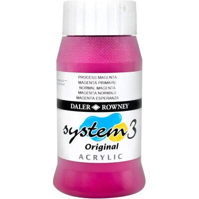 Daler-Rowney System 3 Acrylfarbe - Magenta 500ml Daler-Rowney System 3 Acrylfarbe - Magenta 500ml