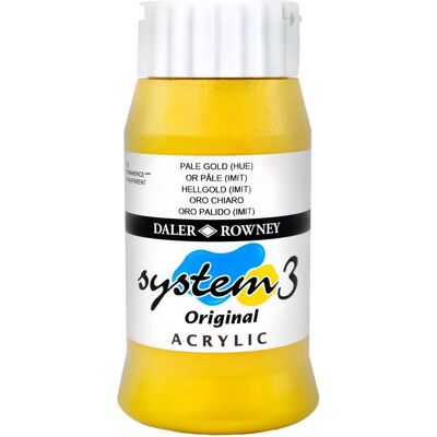 Daler-Rowney System 3 Acrylic Paint Pale Gold - Acrylic Paint Daler-Rowney System 3 Acrylic Paint Pale Gold - Acrylic Paint