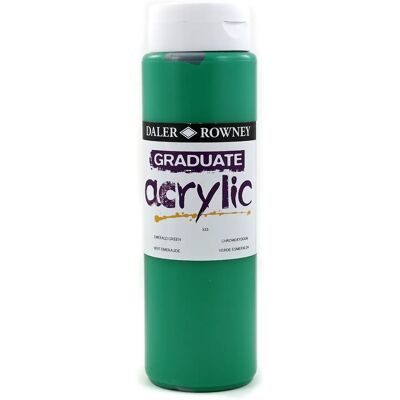 Daler-Rowney D123500335 Emerald Green Acrylic - Paint Daler-Rowney D123500335 Emerald Green Acrylic - Paint