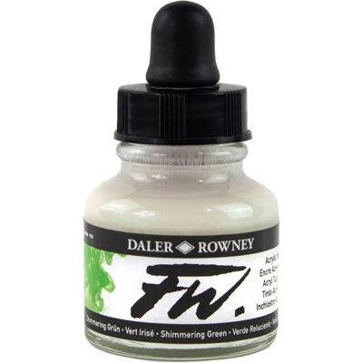 Daler-Rowney FW Konstnärs Akrylbleck - Glänsande Grön - 29,5ml - Akrylbleck Daler-Rowney FW Konstnärs Akrylbleck - Glänsande Grön - 29,5ml - Akrylbleck
