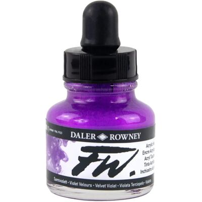 Encre acrylique violet velours - Fournitures d'art Encre acrylique violet velours - Fournitures d'art