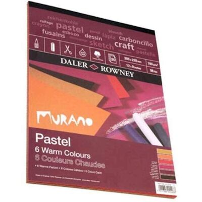 Daler-Rowney Murano Pastel Paper Pad - Warm Colours - Pastel Paper Pad Daler-Rowney Murano Pastel Paper Pad - Warm Colours - Pastel Paper Pad