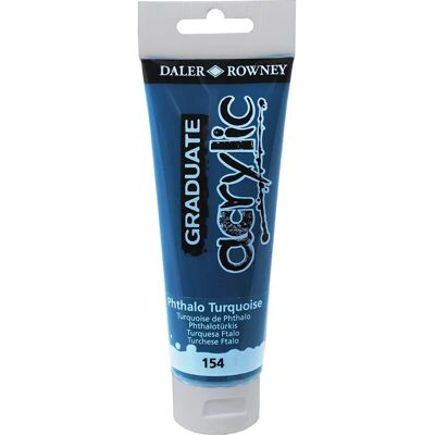 Daler-Rowney Graduate Acrylfarbe Türkis - Acrylfarbe Daler-Rowney Graduate Acrylfarbe Türkis - Acrylfarbe