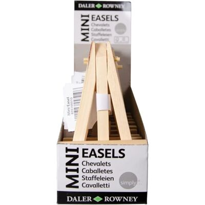 Daler-Rowney D835100005 Mini-Holz-Tischstaffelei - Kleine Leinwandhalterung Daler-Rowney D835100005 Mini-Holz-Tischstaffelei - Kleine Leinwandhalterung