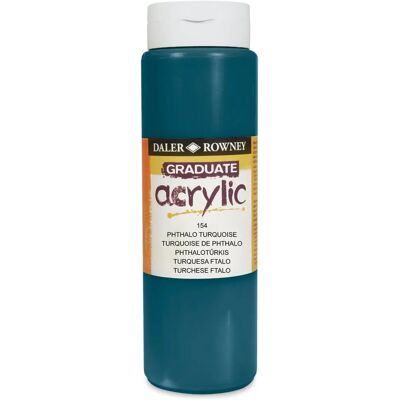 Daler-Rowney Graduate Acrylic Phthalo Turquoise - Acrylic Paint Daler-Rowney Graduate Acrylic Phthalo Turquoise - Acrylic Paint