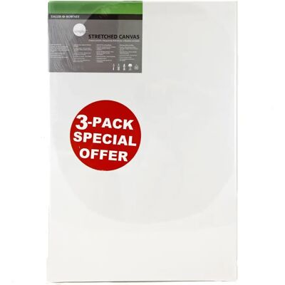 Daler-Rowney - Simply Canvas - 50x60cm - Pack de 3 - Canvas Daler-Rowney - Simply Canvas - 50x60cm - Pack de 3 - Canvas