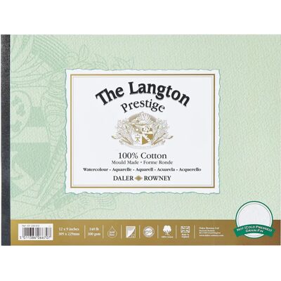 Daler-Rowney - Langton Prestige - 12x9in - Watercolour Pad Daler-Rowney - Langton Prestige - 12x9in - Watercolour Pad