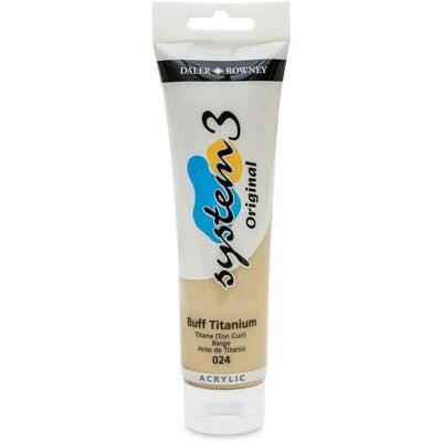Colori Acrilici System 3 Buff Titanium - Colori Acrilici Colori Acrilici System 3 Buff Titanium - Colori Acrilici