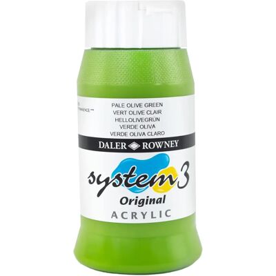 Daler-Rowney System 3 Acrylfarbe - Blass Olivgrün Daler-Rowney System 3 Acrylfarbe - Blass Olivgrün