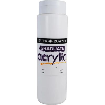 Daler-Rowney Titanium White Acrylic 1L - Paint Daler-Rowney Titanium White Acrylic 1L - Paint