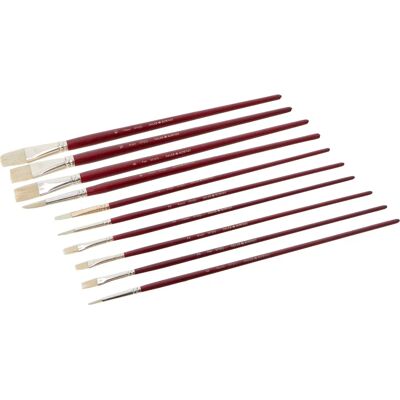 Sada štětců Daler Rowney Simply - 10 kusů na olej a akryl Sada štětců Daler Rowney Simply - 10 kusů na olej a akryl